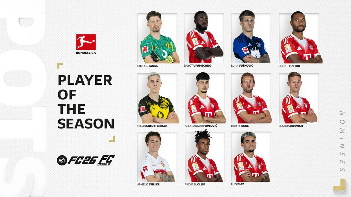 Bundesliga: 2025/26 yilgi eng yaxshi o'yinchini saylang!