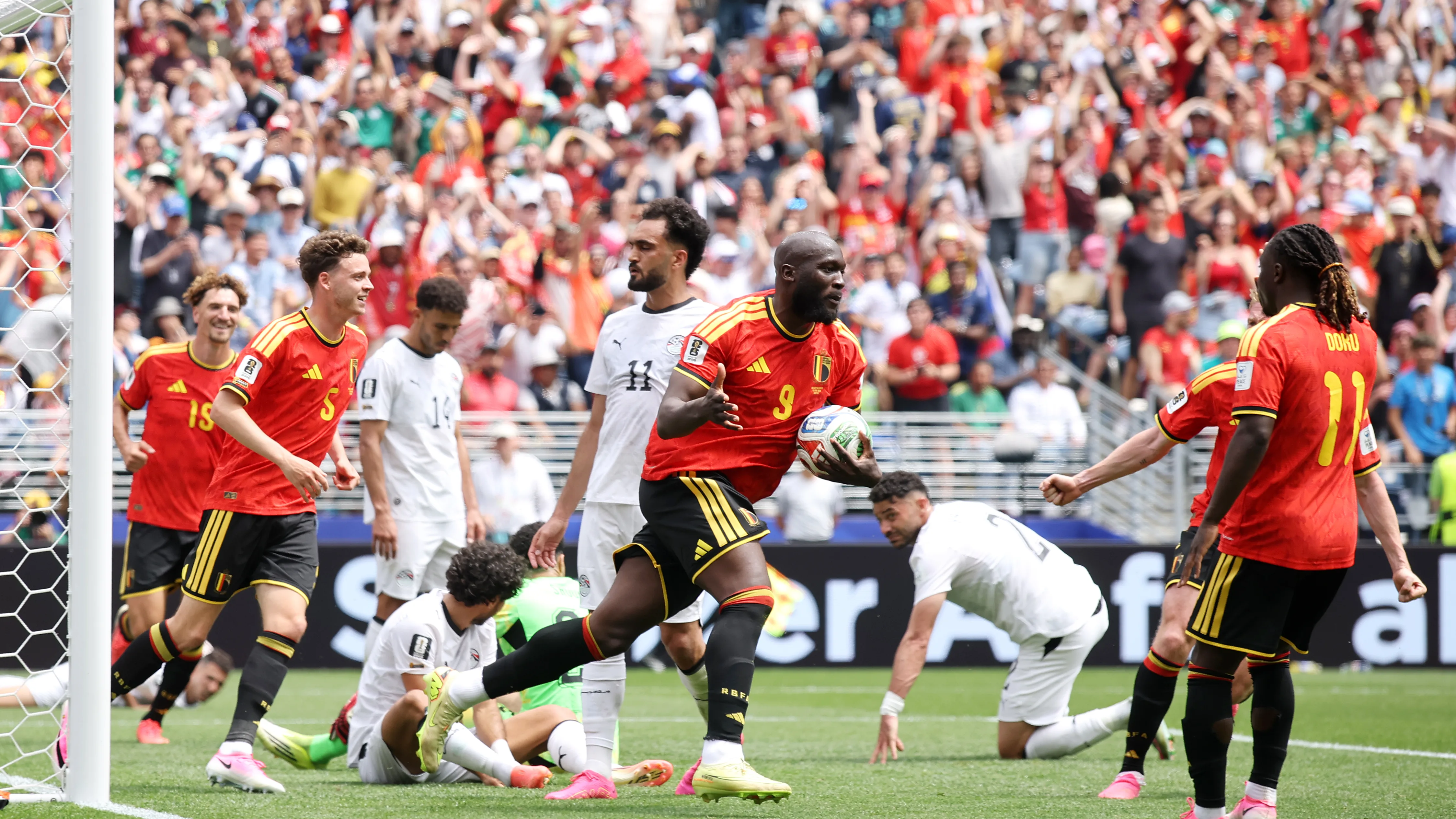 Belgiyaning jangovar o'yini, Misr bilan durang o'ynadi