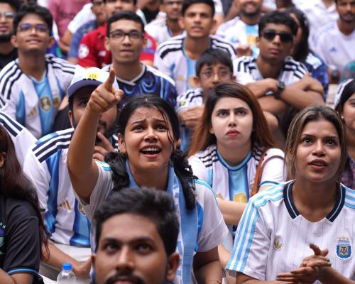 Bangladesh futbol muxlislari: Argentina va Braziliya bilan aloqalar