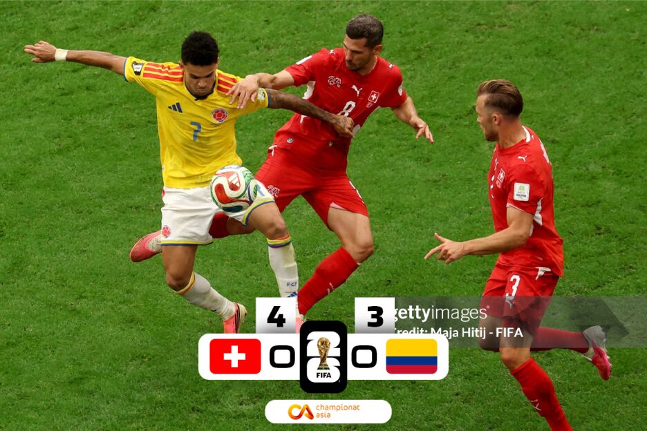 JCh-2026. Shveytsariya penaltilar seriyasida Kolumbiyani taslim qildi