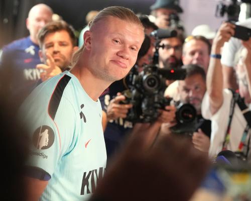 Erling Xoland: 'Barchasi bosim Angliyada'