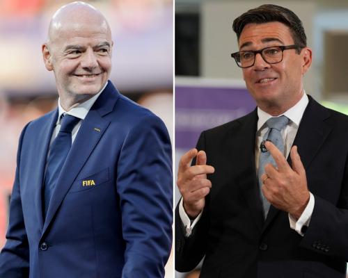 Andy Burnham Infantino'ni iste'foga chaqirdi