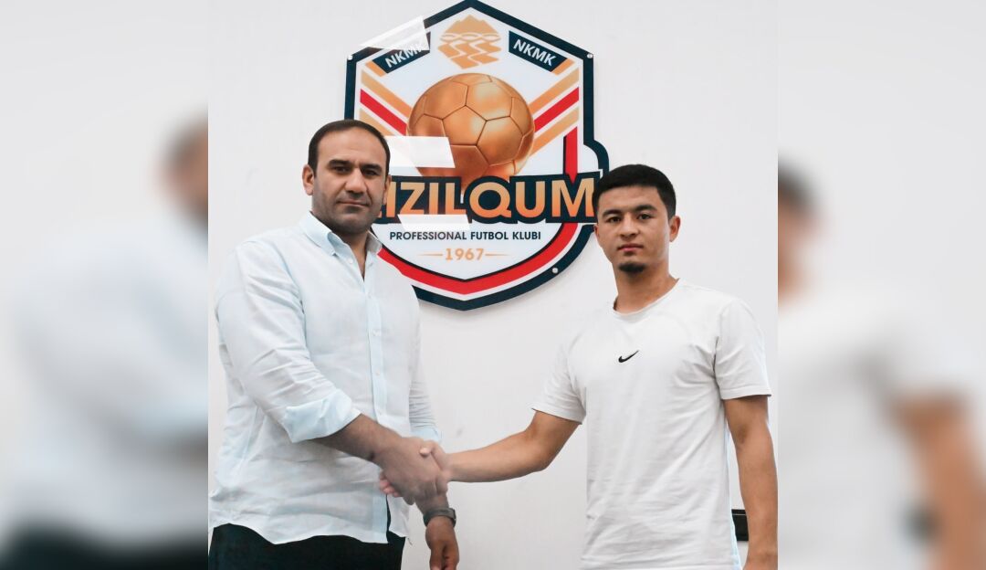 Abbos Abdugʻafforov - "Qizilqum" futbolchisi