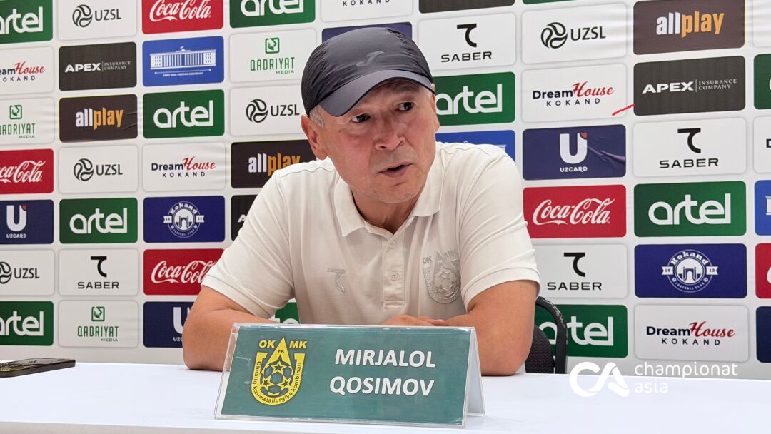 Mirjalol Qosimov: "Vodiydagi uchrashuvlar hech qachon oson boʻlmagan"