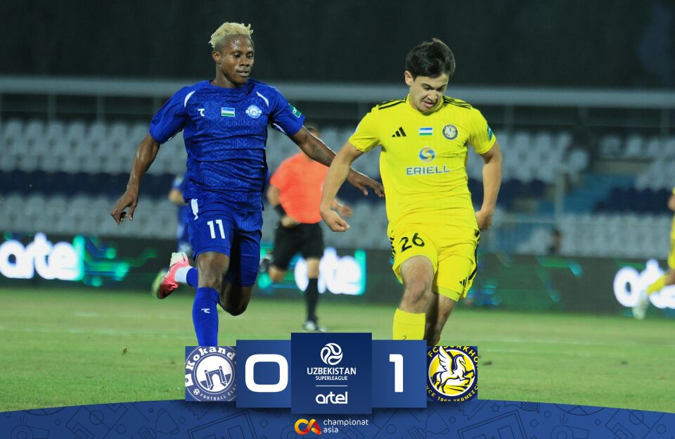 Superliga. "Surxon" Fraydeyning goli evaziga Qoʻqonda gʻalabani tantana qildi