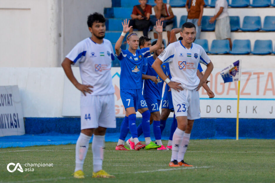 Proliga. Oltita gol urilgan bahsda "Shoʻrtan" "BuxDU"ni magʻlub etdi