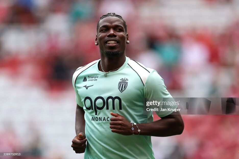 Pogba Angliyadagi "Monako" yigʻinida jarohat oldi va mashgʻulosni muddatidan oldin tark etdi