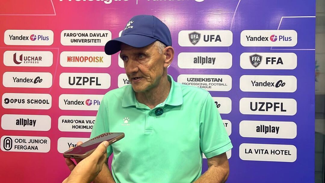 Сергей Лебедев: "Бугун футболчиларимиз ўйинга борларини беришди"