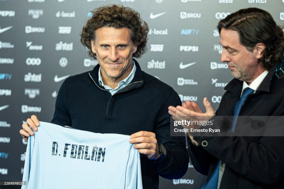 Forlan Urugvay terma jamoasidagi ilk qaydnomasini e'lon qildi